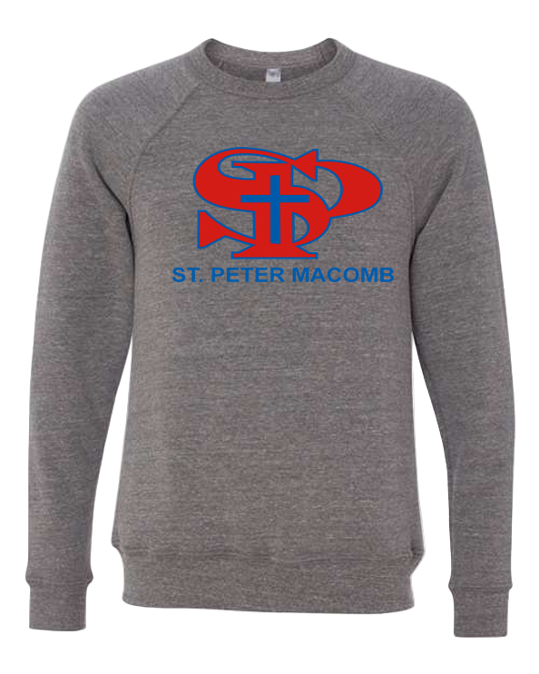 BELLA + CANVAS Unisex Sponge Fleece Raglan Crewneck Sweatshirt