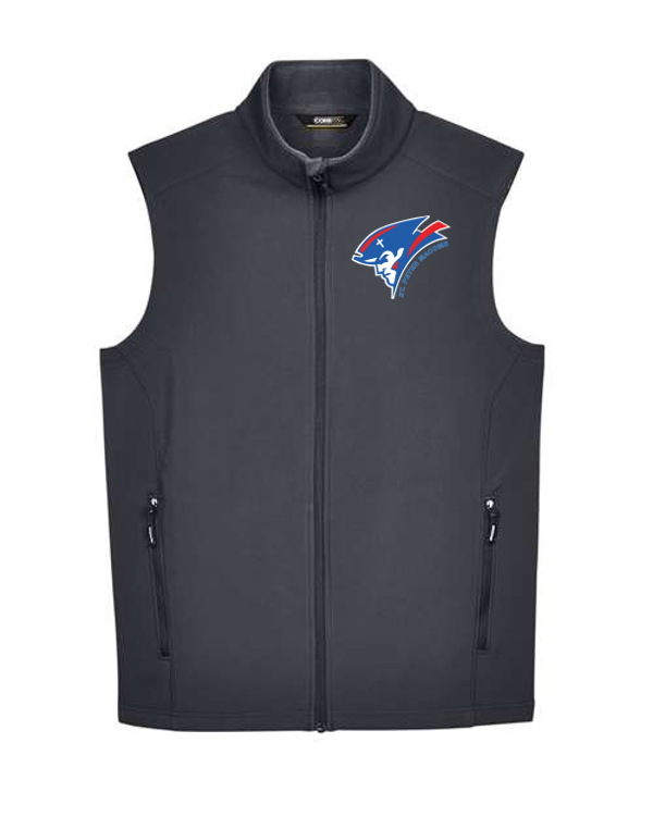 CORE365 Men's Cruise Two-Layer Fleece Bonded Soft Shell Vest