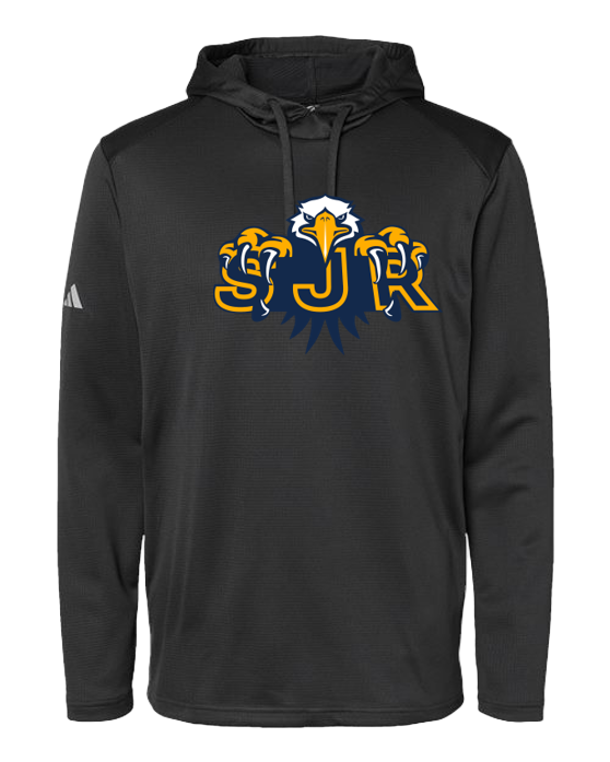 Adidas Men's Textured Mixed Media Hooded Sweatshirt - A530