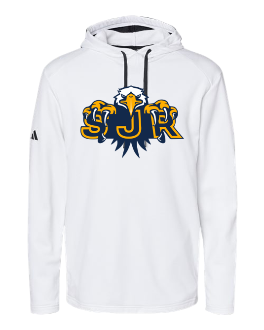 Adidas Men's Textured Mixed Media Hooded Sweatshirt - A530