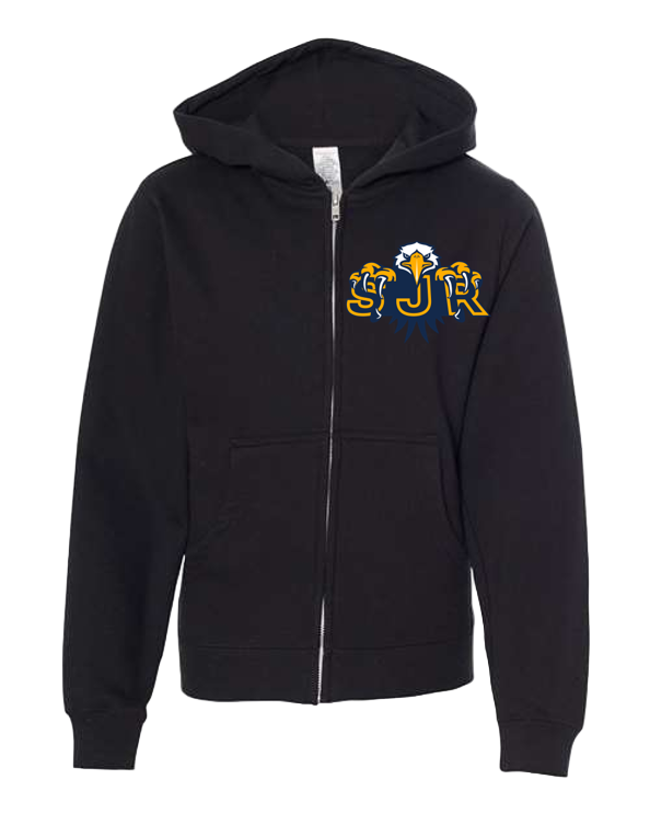 Independent Trading Co. Youth Midweight Full-Zip Hooded Sweatshirt - SS4001YZ