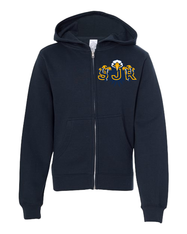 Independent Trading Co. Youth Midweight Full-Zip Hooded Sweatshirt - SS4001YZ
