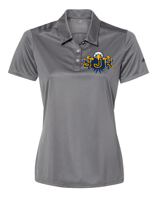 Adidas Women's 3-Stripes Shoulder Polo - A325