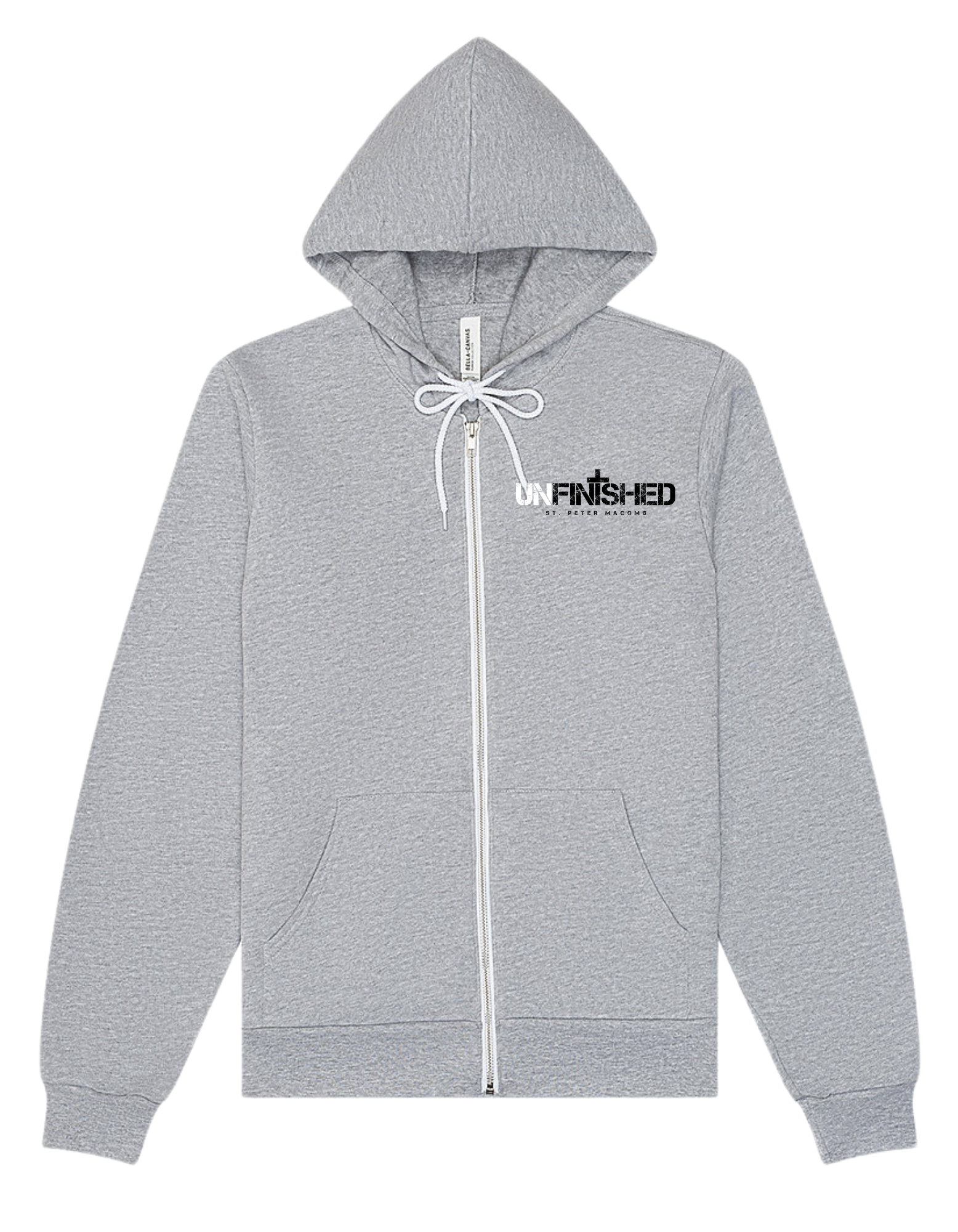SPM "UNFINISHED" Zip-up Hoodie