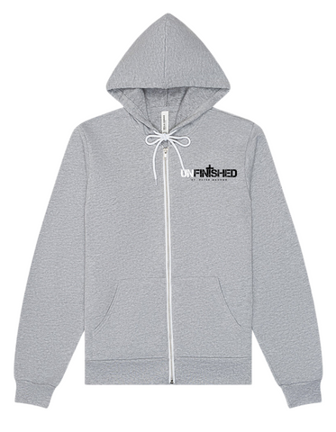 SPM "UNFINISHED" Zip-up Hoodie