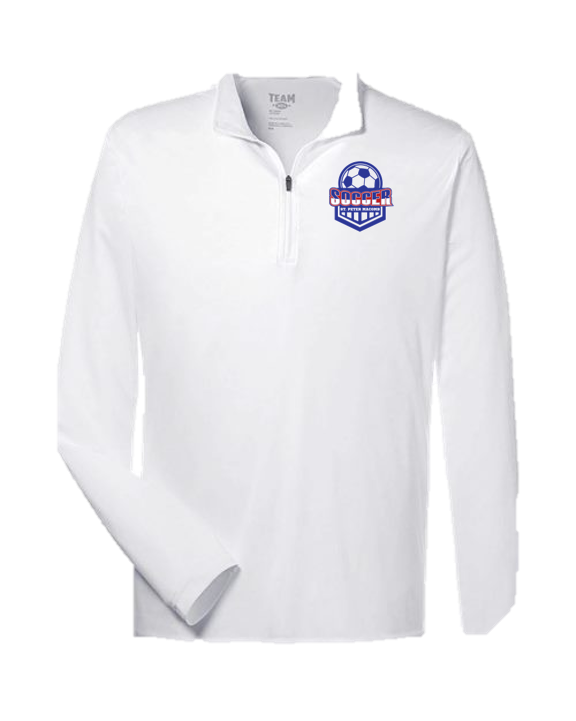 Team 365 Men's Zone Performance Quarter-Zip Pullover - Soccer