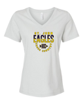 Bella Canvas Women's Relaxed Heather CVC V-Neck Tee