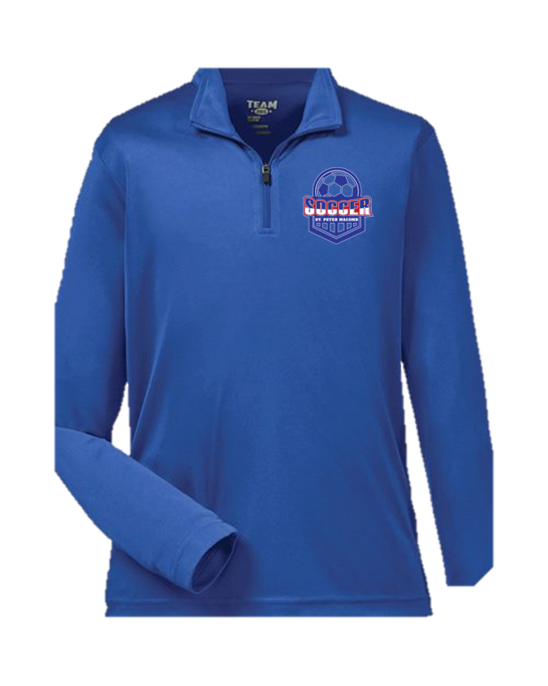 Team 365 Youth Zone Performance Quarter-Zip Pullover - Soccer