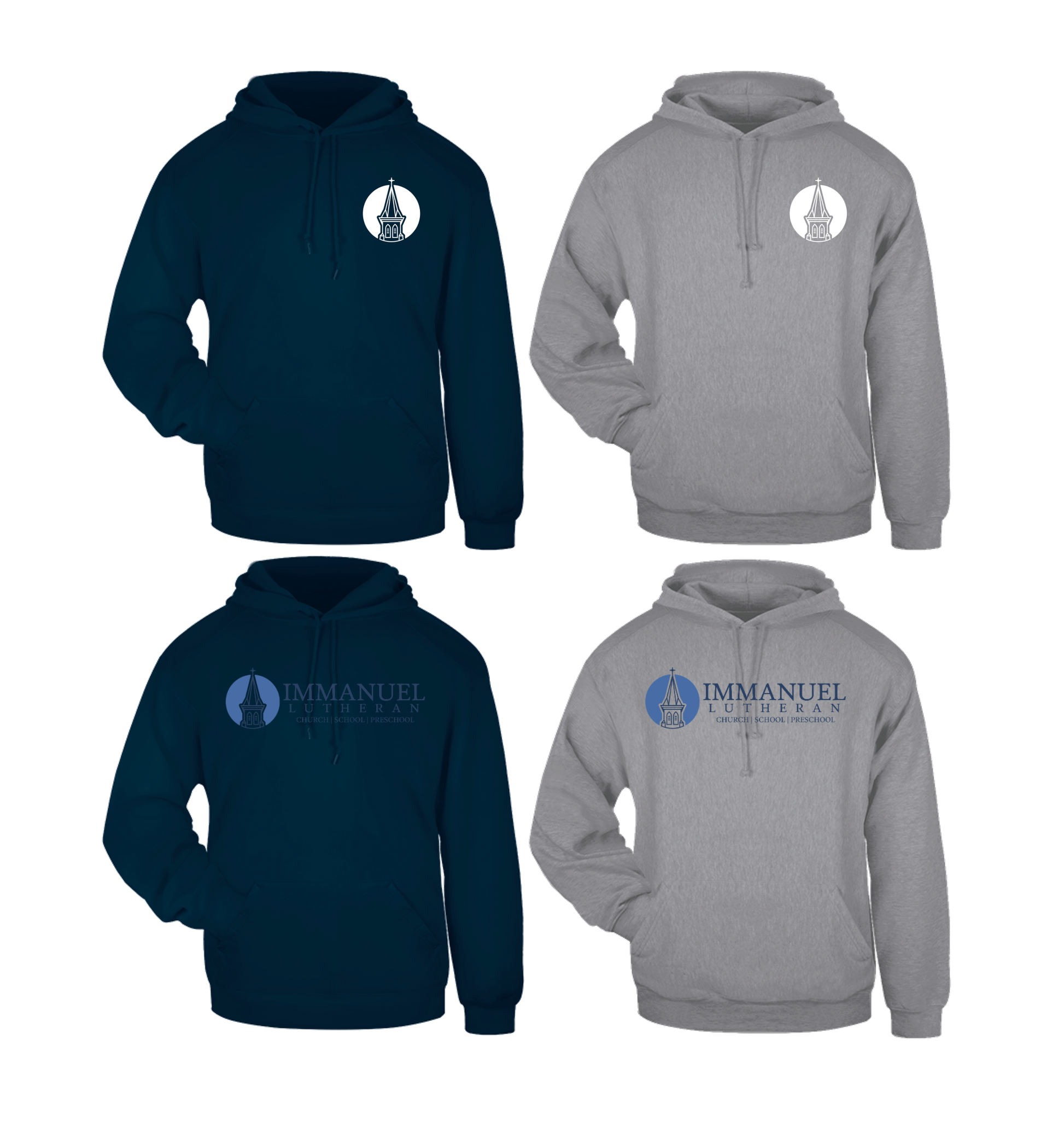 Unisex Hooded Fleece Sweatshirt