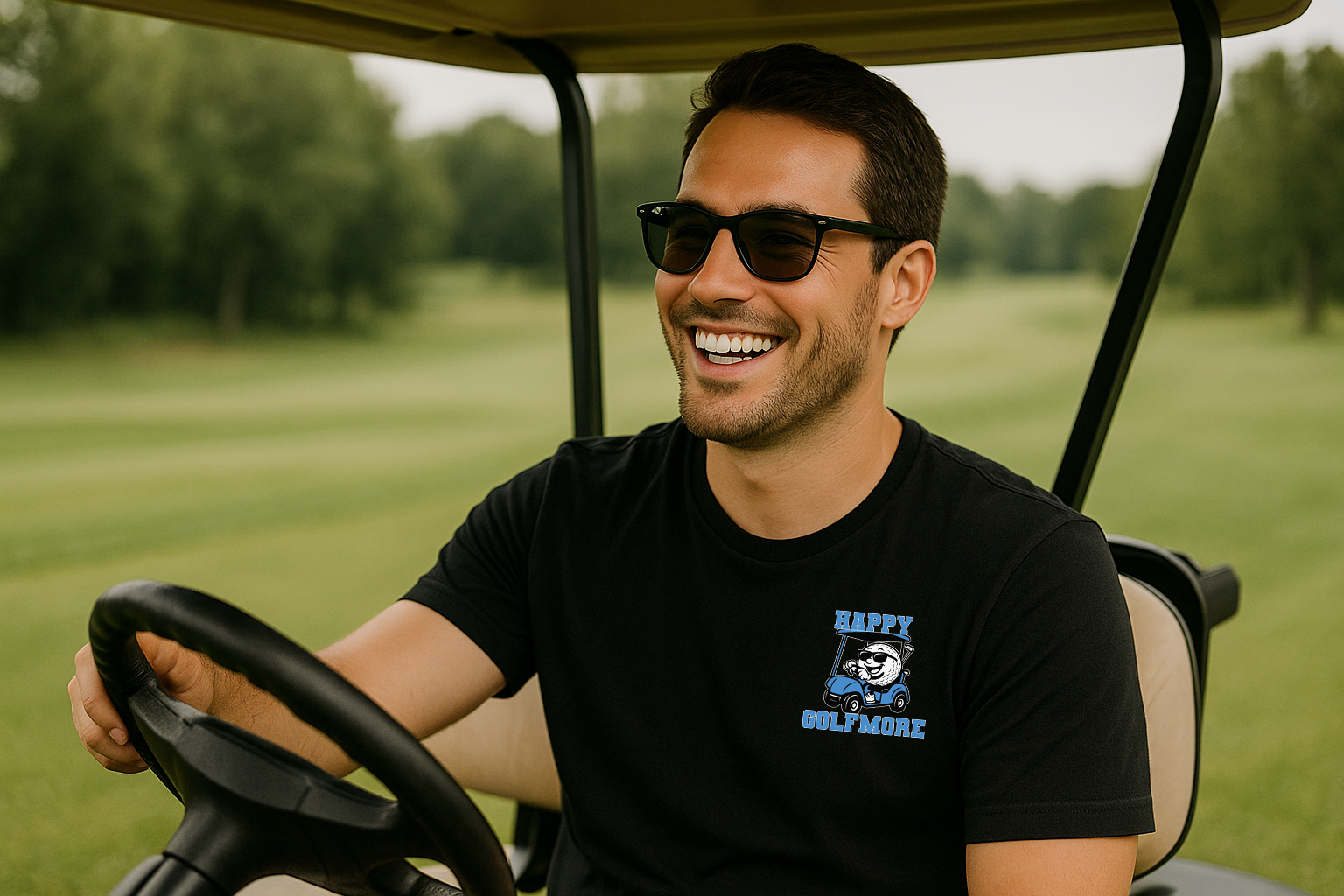 Happy Golfmore Heavy T-Shirt