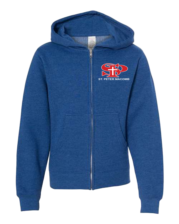 Independent Trading Co. Midweight Full-Zip Hooded Sweatshirt