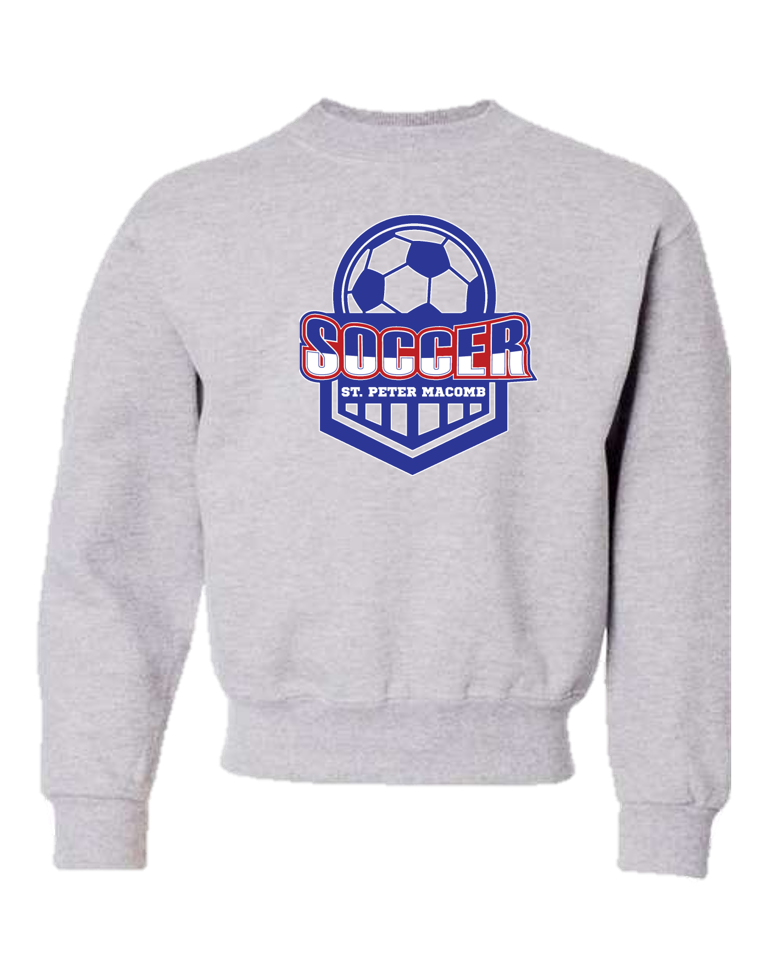 JERZEES Adult & Youth NuBlend® Crewneck Sweatshirt - Soccer