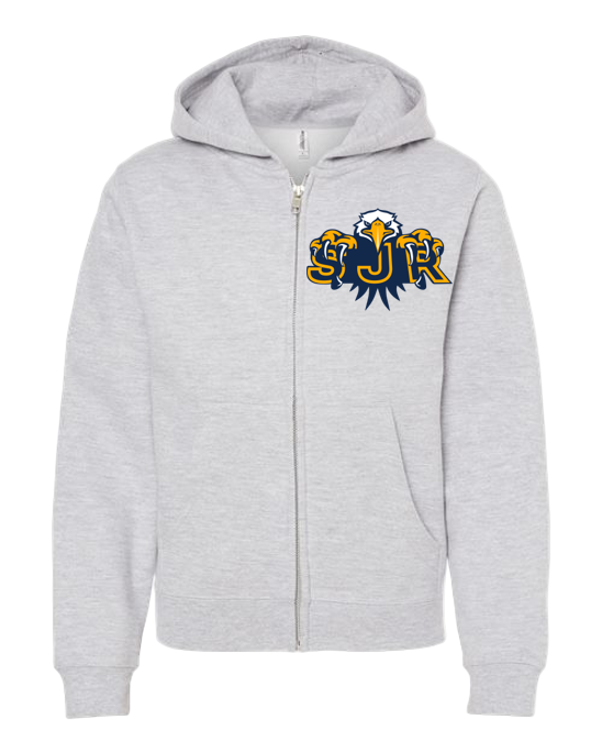 Independent Trading Co. Youth Midweight Full-Zip Hooded Sweatshirt - SS4001YZ