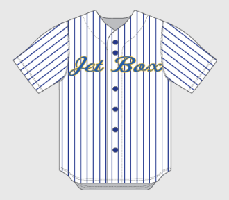 (3) JETBOX Old School Pinstripe Jersey
