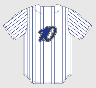 (3) JETBOX Old School Pinstripe Jersey