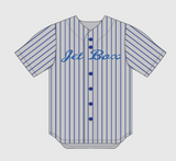 (3) JETBOX Old School Pinstripe Jersey