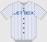 (3) JETBOX Old School Pinstripe Jersey