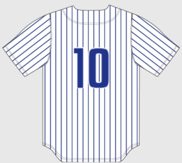 (3) JETBOX Old School Pinstripe Jersey