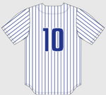 (3) JETBOX Old School Pinstripe Jersey