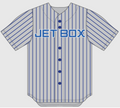 (3) JETBOX Old School Pinstripe Jersey