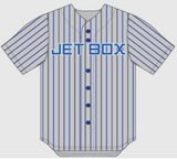 (3) JETBOX Old School Pinstripe Jersey
