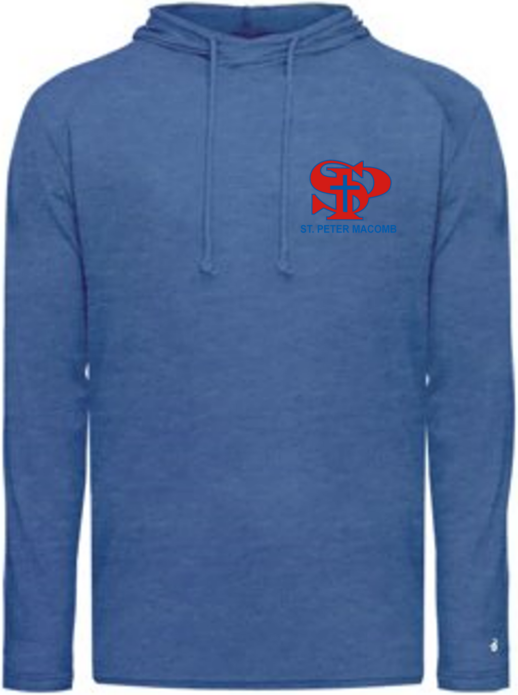 SPM Tri-Blend Long Sleeve Hooded Tee