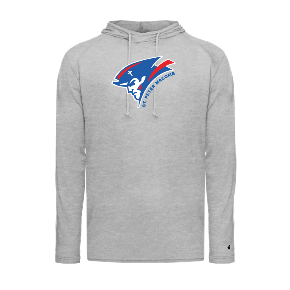 SPM Tri-Blend Long Sleeve Hooded Tee