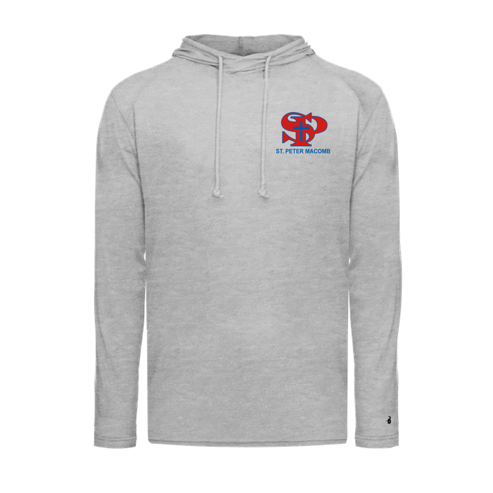 SPM Tri-Blend Long Sleeve Hooded Tee