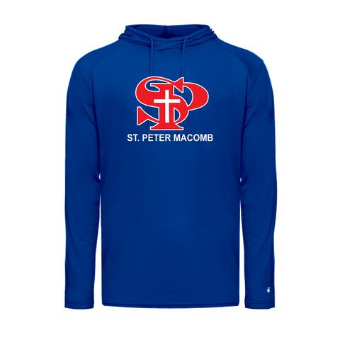 SPM Tri-Blend Long Sleeve Hooded Tee