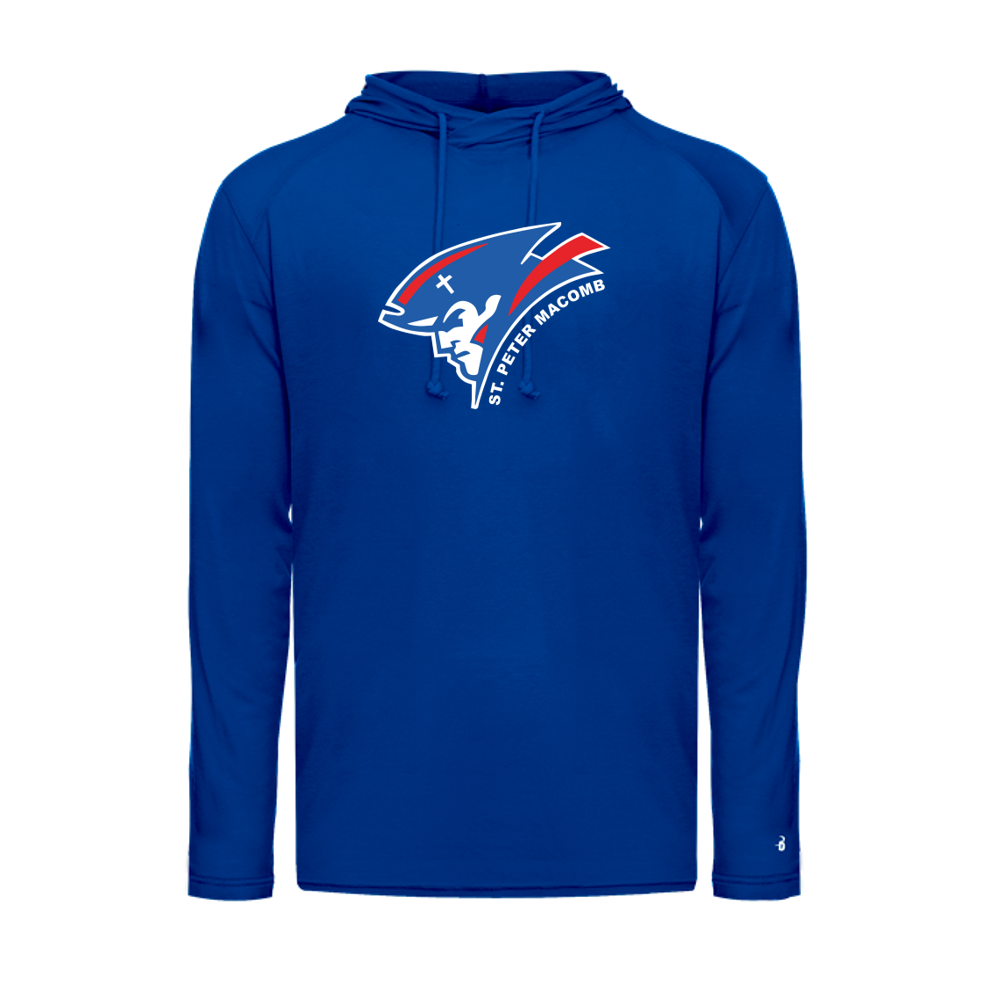 SPM Tri-Blend Long Sleeve Hooded Tee