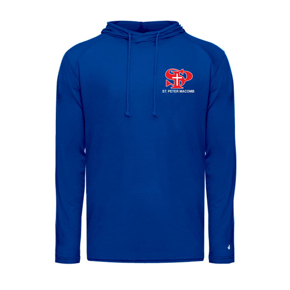 SPM Tri-Blend Long Sleeve Hooded Tee