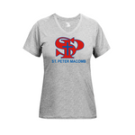 SPM Women's Tri-Blend Tee V Neck