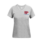 SPM Women's Tri-Blend Tee V Neck