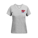 SPM Women's Tri-Blend Tee V Neck