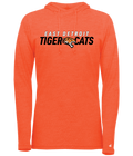 East Detroit Tiger Cats Women's Tri-Blend Long Sleeve Hooded Tee